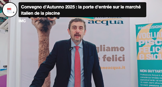Convegno d’autunno de Professione Acqua la porte dentrée dans le marché italien de la piscine Eurospapoolnews convegno autunno 2024