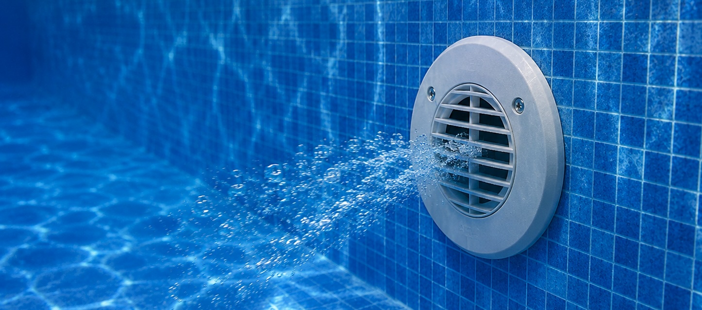 Bocchettone piscina sicurezza in piscina