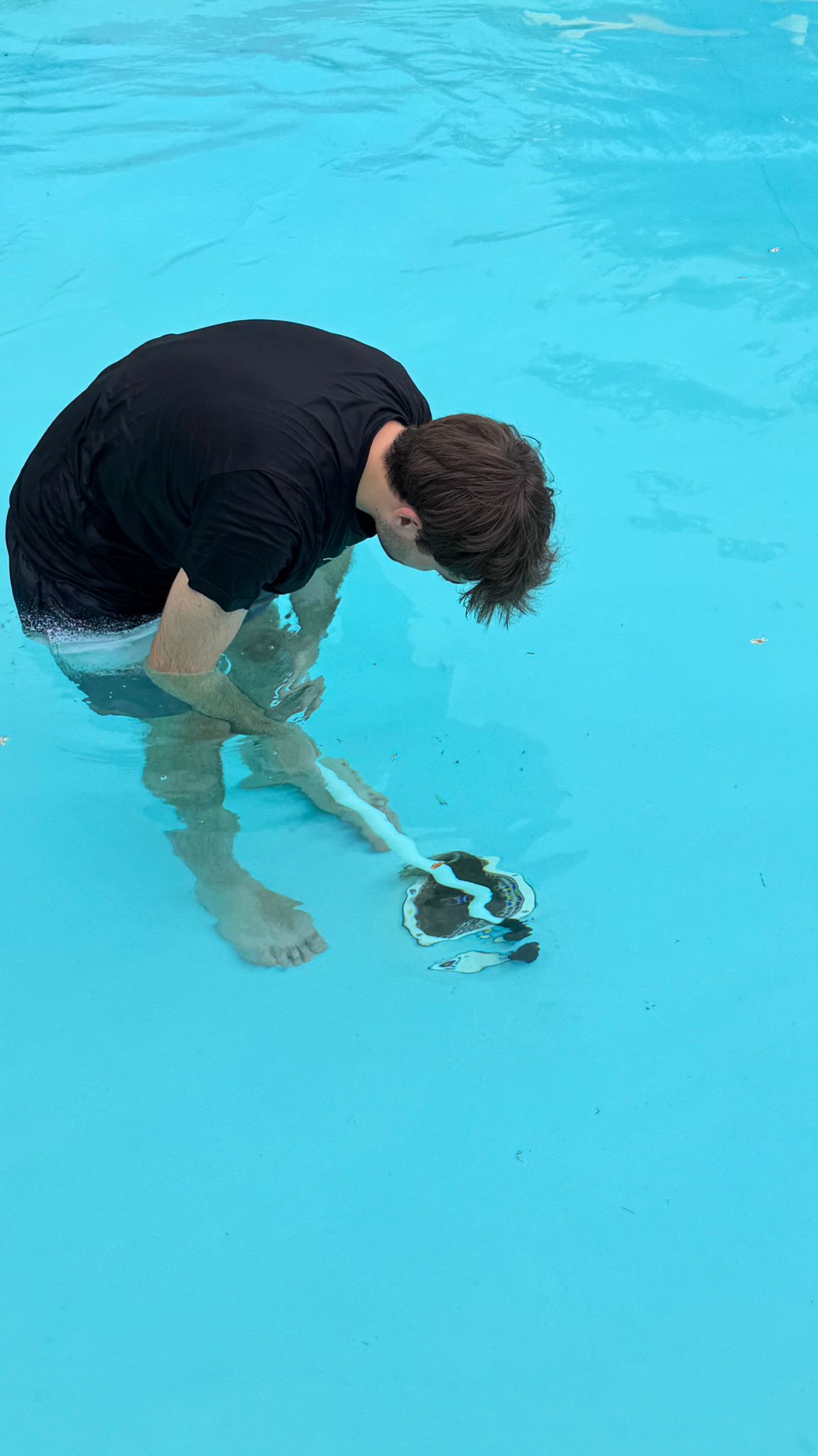 Controllo bocchettoni piscina  Capelli presa di fondo